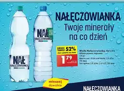 Biedronka Woda delikatnie gazowana Nałęczowianka oferta