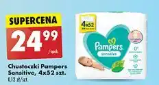 Biedronka Chusteczki nawilżane Pampers Sensitive oferta
