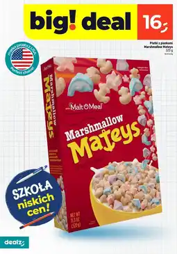 Dealz Płatki z piankami marshmallow Malt O Meal oferta