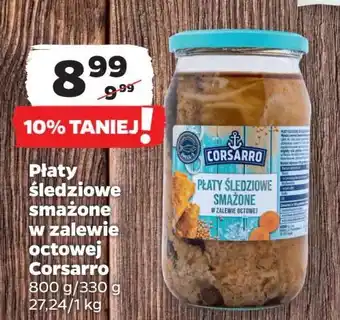 Netto Płaty śledziowe smażone w zalewie octowej Corsarro oferta