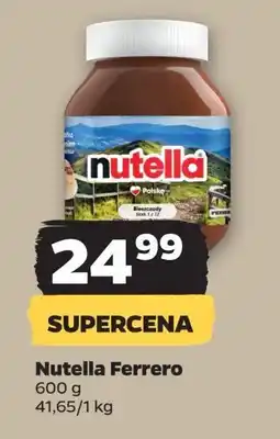 Netto Krem czekoladowo-orzechowy Nutella oferta