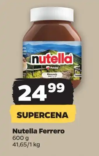 Netto Krem czekoladowo-orzechowy Nutella oferta