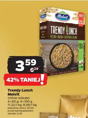 Netto Mieszanka pęczak + bulgur soczewica zielona Melvit Trendy Lunch oferta