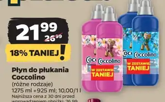 Netto Płyn do płukania passion flower & bergamot 1.275 l + 925 ml Coccolino Perfume Care oferta