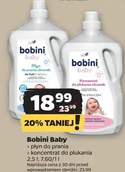 Netto Koncentrat do płukania ubranek niemowlęcych i dziecięcych Bobini Baby oferta