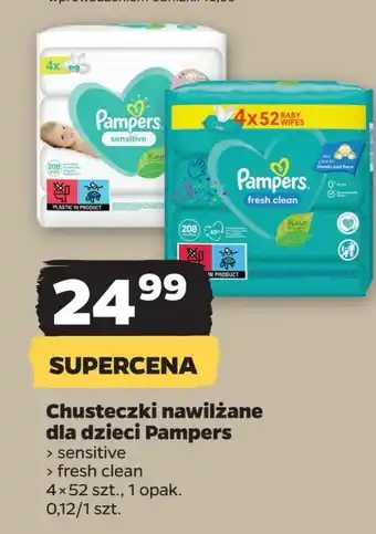 Netto Chusteczki nawilżane Pampers Fresh Clean oferta