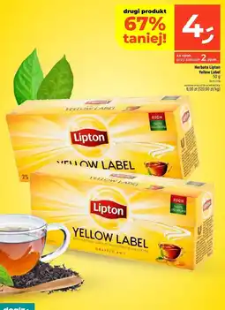 Dealz Herbata Lipton Yellow Label Tea oferta