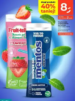 Dealz Żel pod prysznic fresh active Mentos oferta