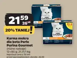 Netto Karma dla kota fileciki w sosie z indykiem + tuńczykiem kaczką jagnięciną Purina Gourmet Perle oferta