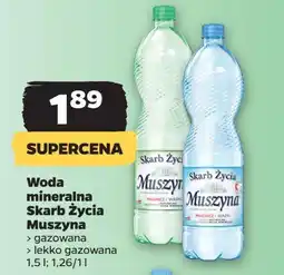 Woda lekko gazowana Muszyna Skarb Życia