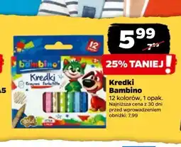 Netto Kredki 12 kolorów Moje Bambino oferta