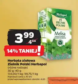 Netto Herbatka melisa Herbapol oferta