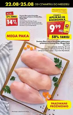 Biedronka Filet z piersi kurczaka Kraina mięs oferta