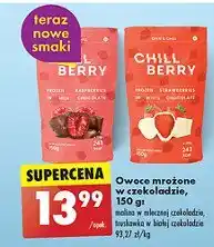 Biedronka Truskawki w białęj czekoladzie Chill berry oferta