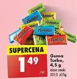 Biedronka Guma do żucia Turbo guma Turbo (guma) oferta