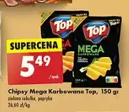 Biedronka Chipsy mega karbowane papryka Top chips Top (biedronka) oferta