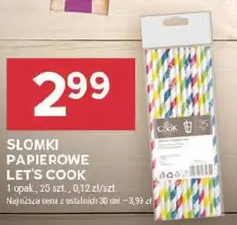 Stokrotka Słomki papierowe Let's Cook oferta