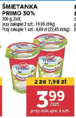 Stokrotka Śmietanka primo 30% Zott oferta