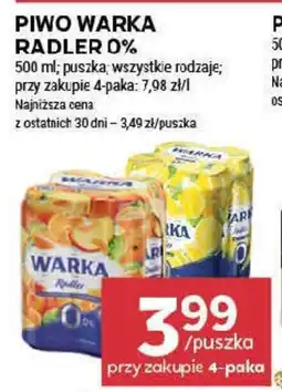 Stokrotka Piwo Warka Radler 0% oferta