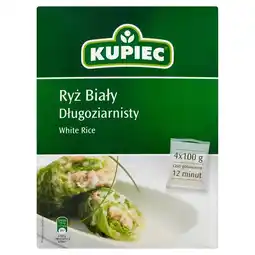 Euro Sklep Kupiec Ryż biały 400 g (4 x 100 g) oferta