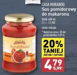 ALDI Sos arrabbiata Casa Morando oferta