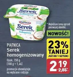 ALDI Serek homogenizowany kokosowy Piątnica oferta