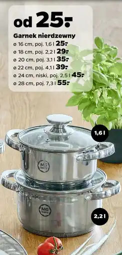 Netto Garnek nierdzewny 18 cm oferta