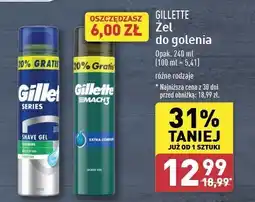 ALDI Żel do golenia sensitive Gillette Series oferta