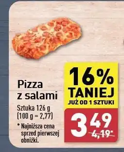 ALDI Pizza z salami oferta