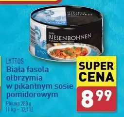 ALDI Fasola szparagowa biała w sosie pomidorowym Lyttos oferta