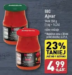 ALDI Pasta ajvar ostra Bbq (Aldi) oferta
