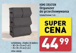 ALDI Organizer do przechowywania 50 x 35 25 cm Home Creation oferta