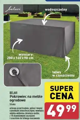 ALDI Pokrowiec na meble ogrodowe 200 x 160 90 cm Belavi oferta