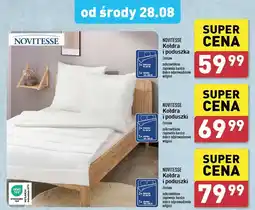 ALDI Kołdra i poduszka 160 x 200 cm + 2 70 80 Novitesse oferta
