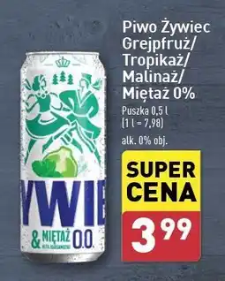 ALDI Piwo Żywiec Grejpfruż oferta