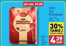 ALDI Ser zółty królewski plastry Sierpc oferta