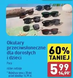 ALDI Okulary przeciwsłoneczne męskie oferta