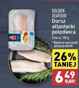 ALDI Dorsz atlantycki - polędwica Golden Seafood oferta