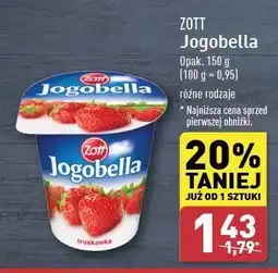 ALDI Jogurt truskawka Zott Jogobella oferta
