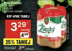 Delikatesy Centrum Piwo Zatecky oferta