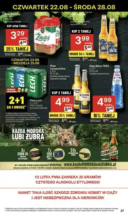 Delikatesy Centrum Piwo Lech oferta