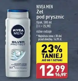 ALDI Żel pod prysznic Nivea Men Silver Protect oferta