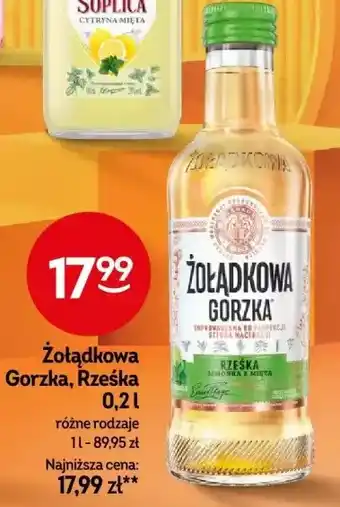 Żabka Żołądkowa Gorzka, Rześka oferta