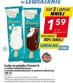 Lewiatan Lody na patyku Cream it oferta