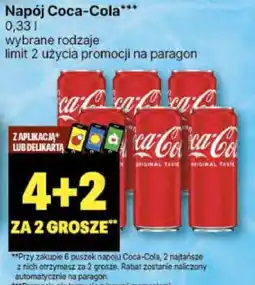 Delikatesy Centrum Napój Coca - Cola oferta