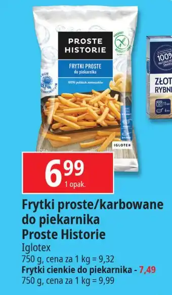 E.Leclerc Frytki cienkie do piekarnika Iglotex Proste Historie oferta