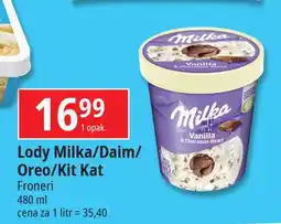 E.Leclerc Lody z kawałkami ciastek Oreo Ice Cream oferta