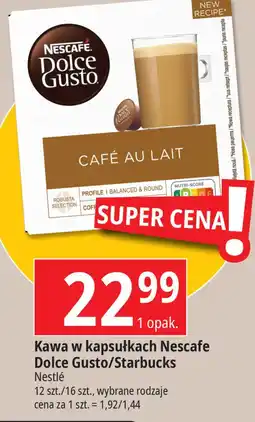 E.Leclerc Kawa cafe au lait Nescafe Dolce Gusto oferta