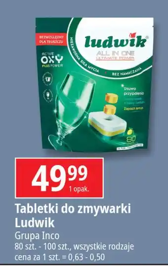 E.Leclerc Tabletki do zmywarek lemon Ludwik All In One oferta