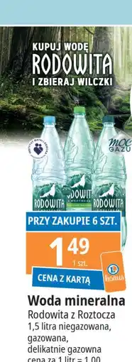 E.Leclerc Woda delikatnie gazowana Rodowita Z Roztocza oferta